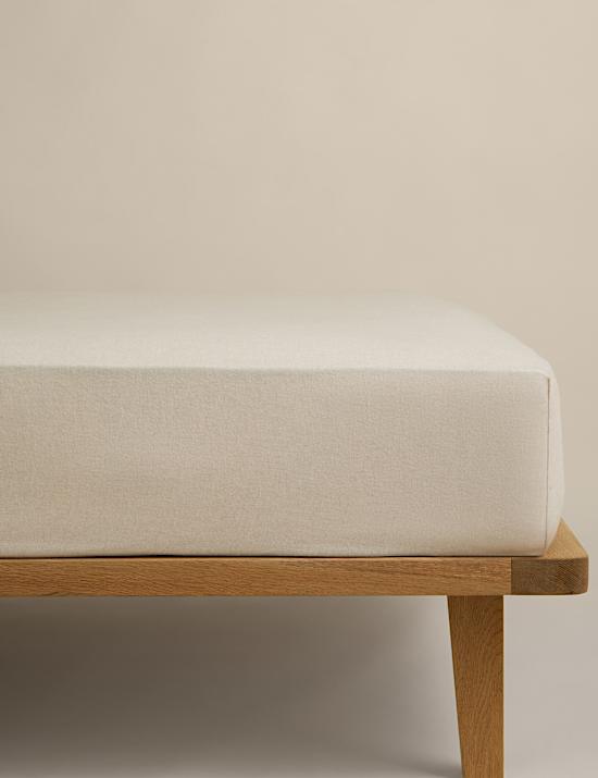 Cotton Rich StayPut Extra Deep Fitted Sheet with Cashmere