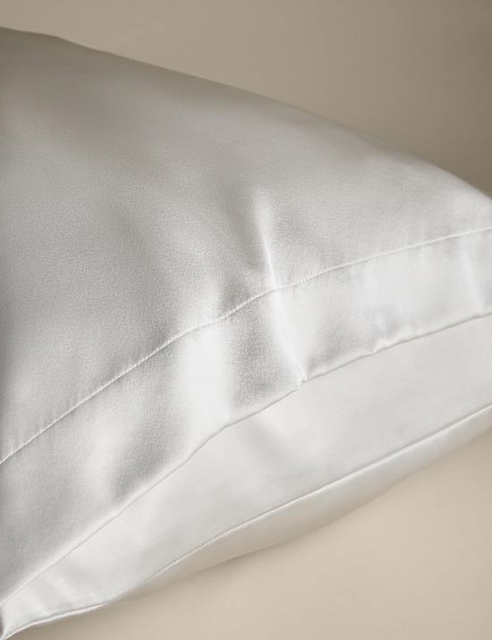 Funda de almohada tamaño King 100 % seda de morera