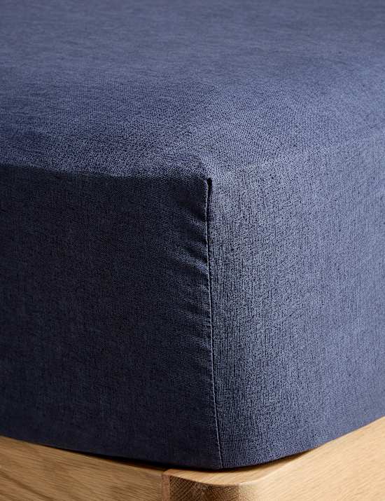 Pure Linen Extra Deep Fitted Sheet