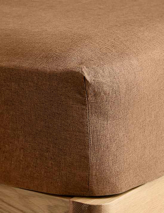 Pure Linen Extra Deep Fitted Sheet