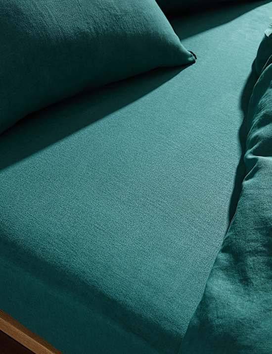 Pure Linen Extra Deep Fitted Sheet
