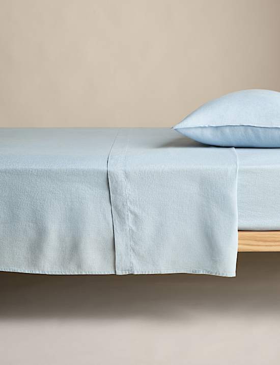 Drap plat 100 % lin