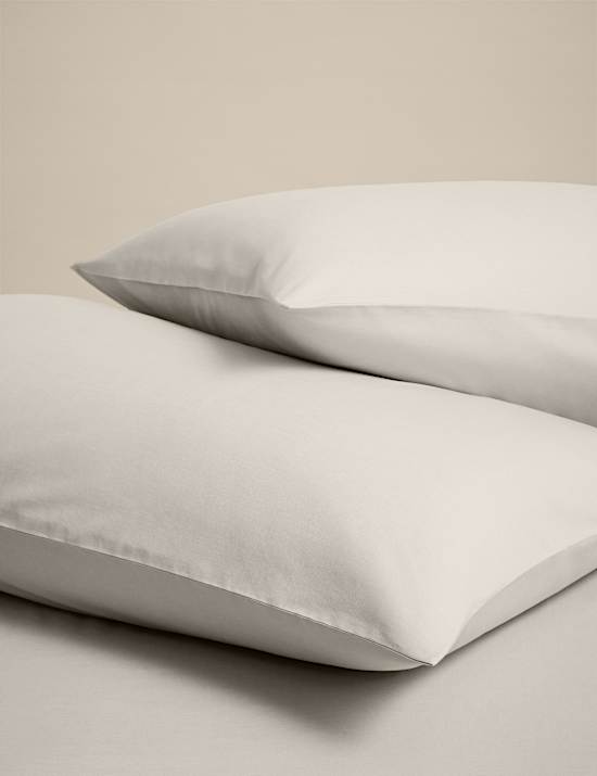 2 Pack Cotton Rich Pillowcases