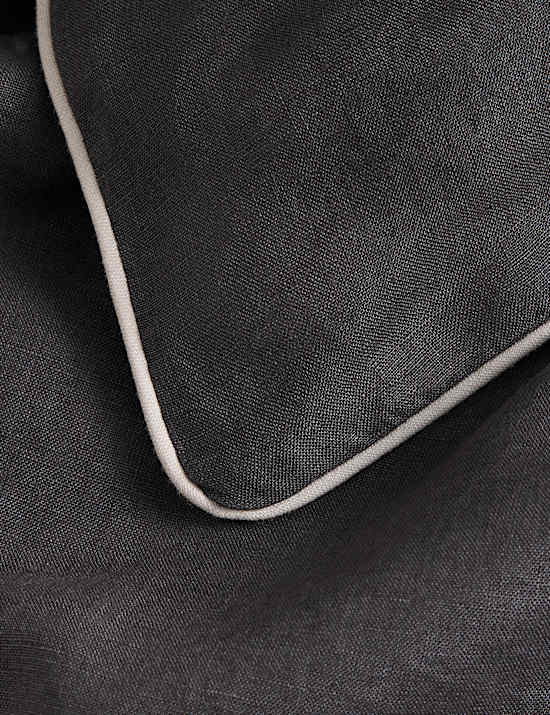 Pack de 2 fundas de almohada 100 % lino de 190 g/m&sup2;