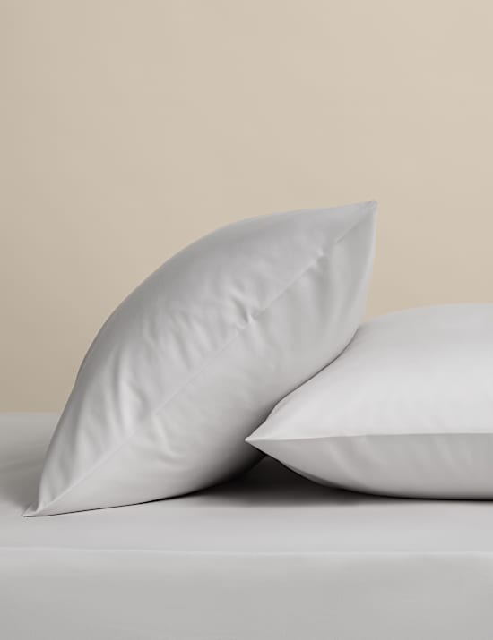Taies d'oreiller en coton &eacute;gyptien frais avec une densit&eacute; de tissage de 400 fils