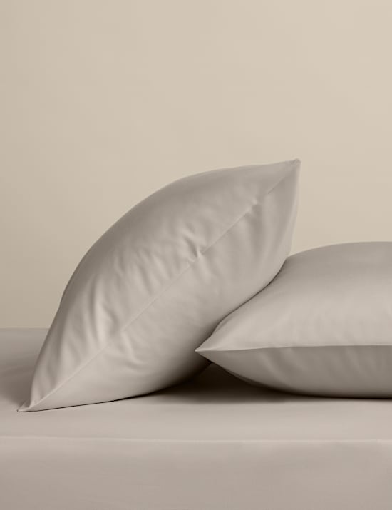Taies d'oreiller en coton &eacute;gyptien frais avec une densit&eacute; de tissage de 400 fils