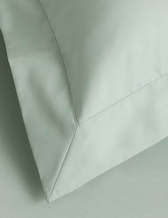 Lot de 2 taies d'oreiller Oxford en coton &eacute;gyptien frais avec une densit&eacute; de tissage de 400 fils