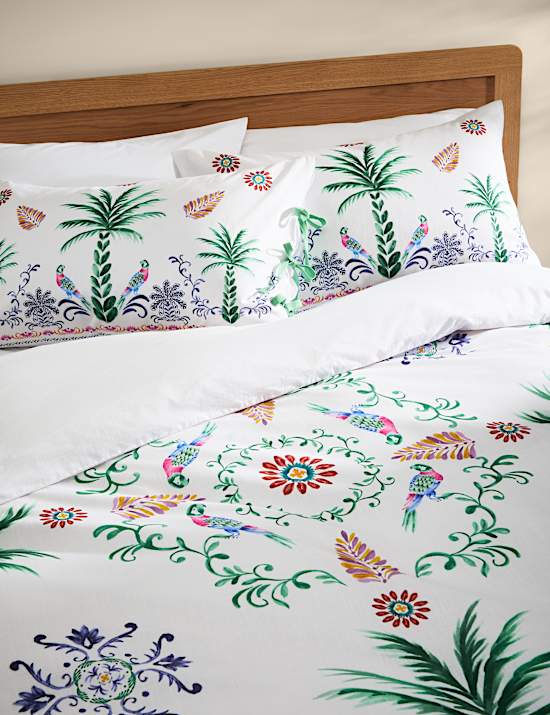 Pure Cotton Boho Paradise Tropical Bedding Set