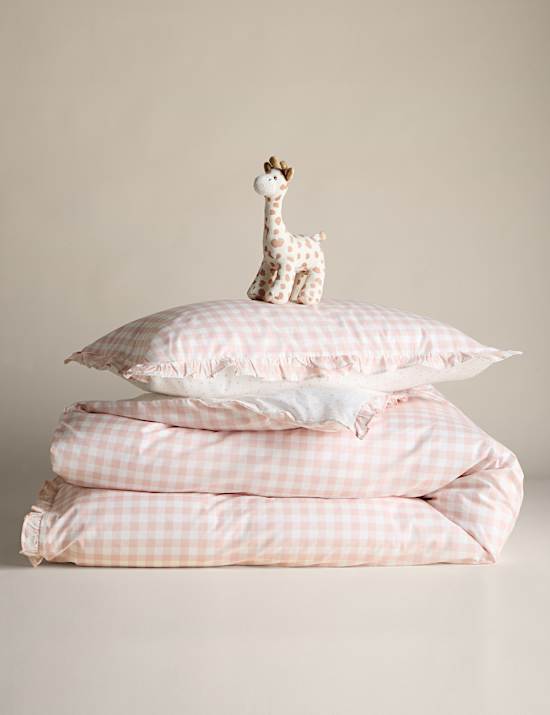 Pure Cotton Gingham Bedding Set