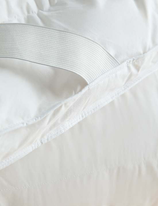 Surmatelas garni de plumes et duvet de canard
