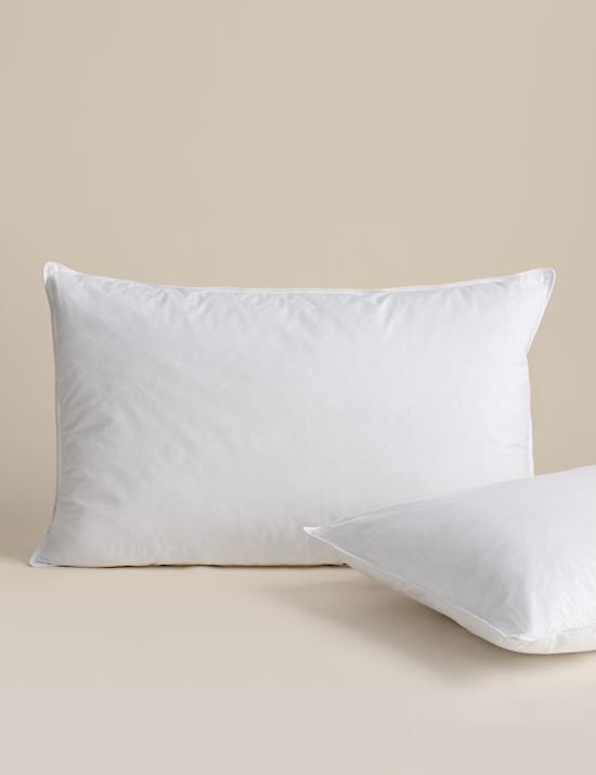 2 Pack Duck Feather & Down Medium Pillows