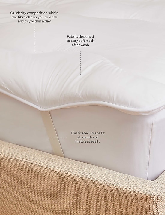 Supremely Washable Mattress Topper