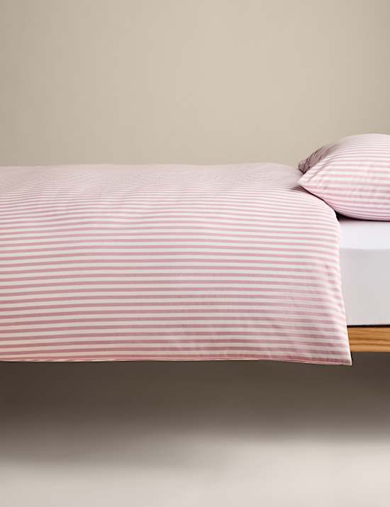 סט מצעים מתערובת כותנה עם פסים