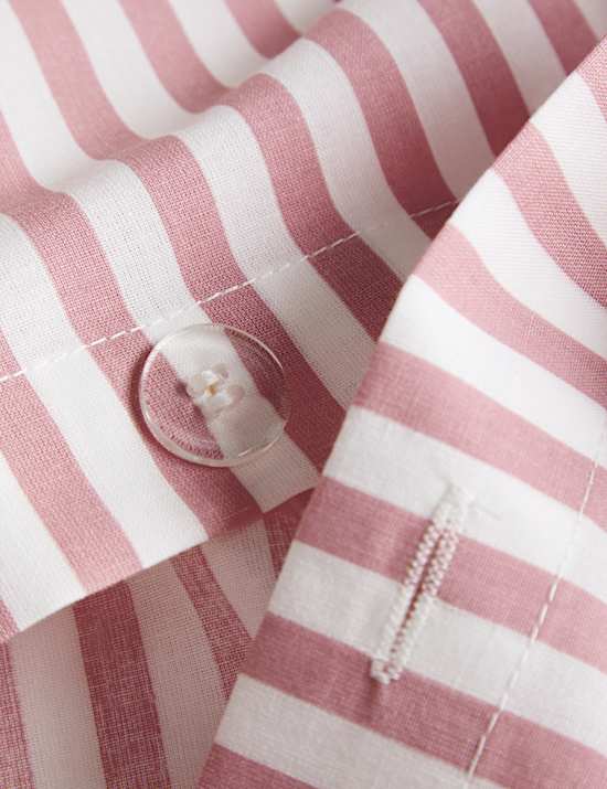 סט מצעים מתערובת כותנה עם פסים