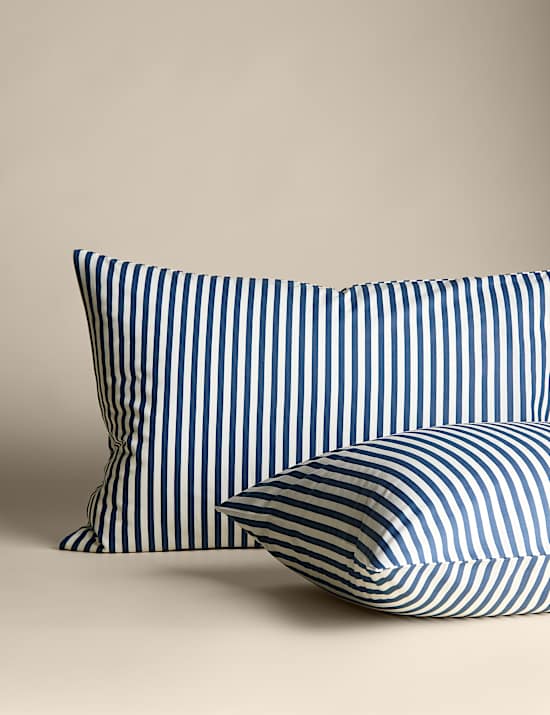 סט מצעים מתערובת כותנה עם פסים