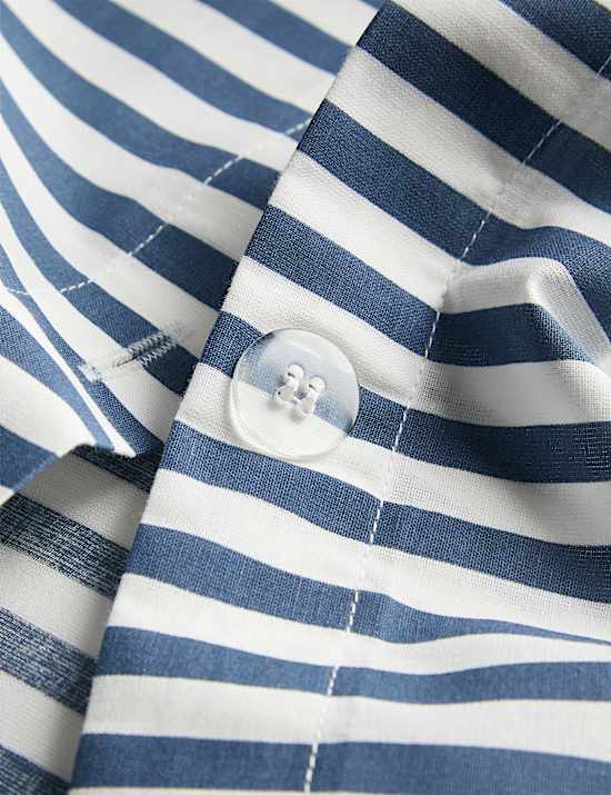 סט מצעים מתערובת כותנה עם פסים