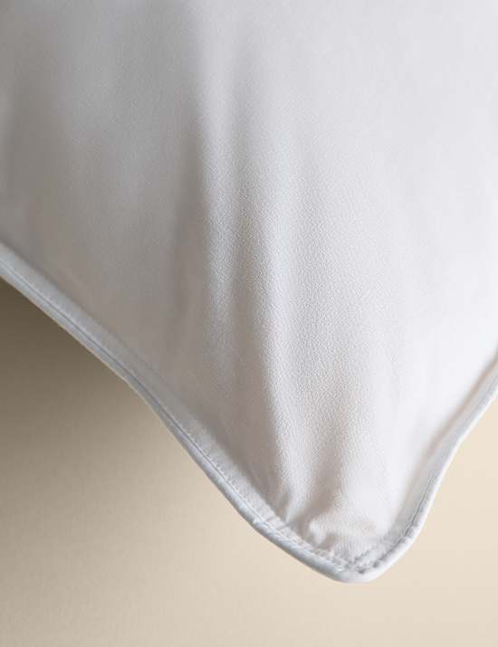 Almohada de dureza media y tamaño extragrande de plumón y plumaje de pato