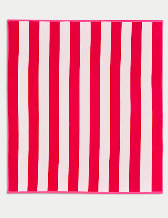 Pure Cotton Extra Large Striped Beach Towel