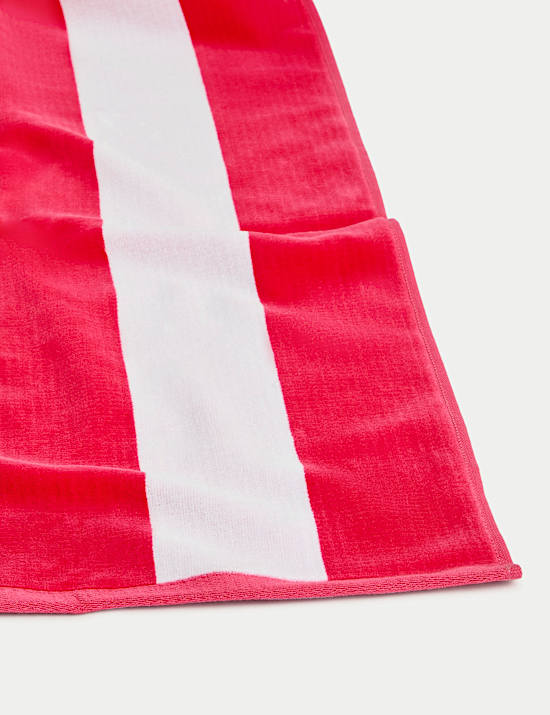 Pure Cotton Extra Large Striped Beach Towel