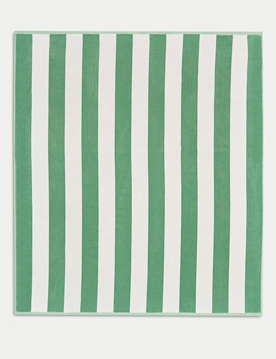 Pure Cotton Extra Large Striped Beach Towel