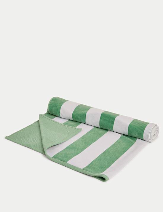 Pure Cotton Extra Large Striped Beach Towel