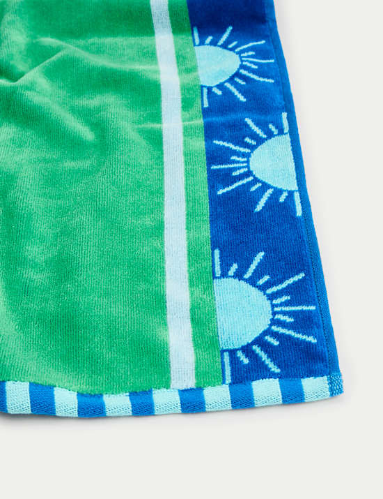 Pure Cotton Reserved Slogan Beach Towel