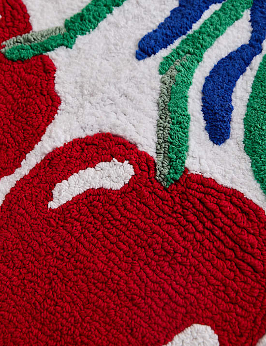 Pure Cotton Cherry Bath Mat