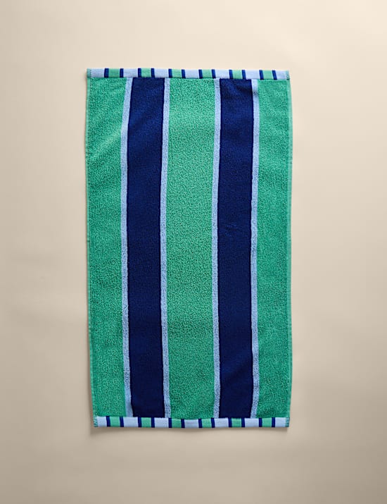Pure Cotton Reversible Striped Towel