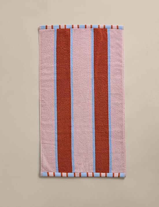 Pure Cotton Reversible Striped Towel