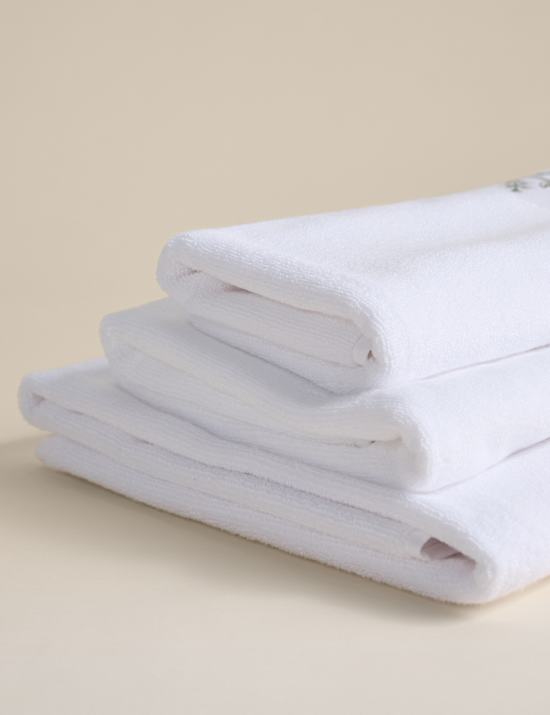 Pure Cotton Embroidered Floral Bath Towel