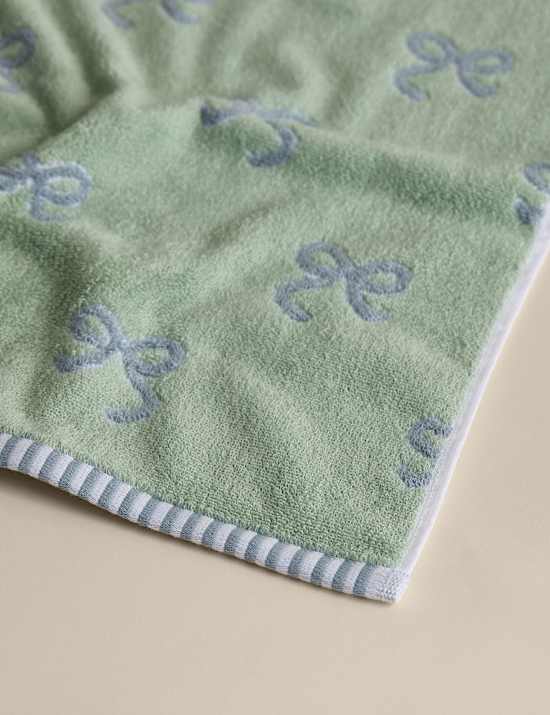 Pure Cotton Bow Towel