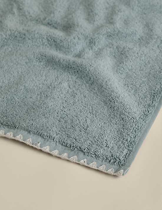 Egyptian Cotton Blanket Stitch Towel