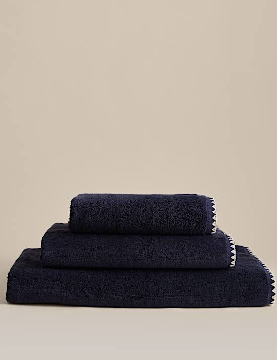 Egyptian Cotton Blanket Stitch Towel