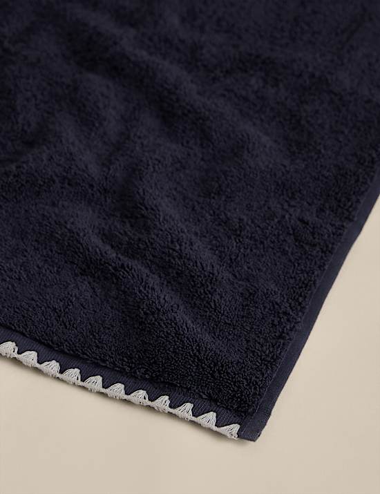 Egyptian Cotton Blanket Stitch Towel