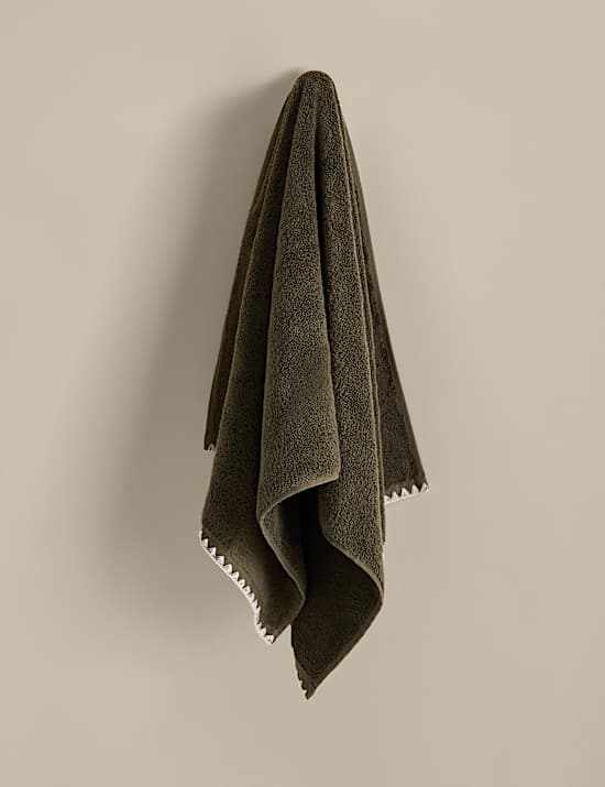 Egyptian Cotton Blanket Stitch Towel