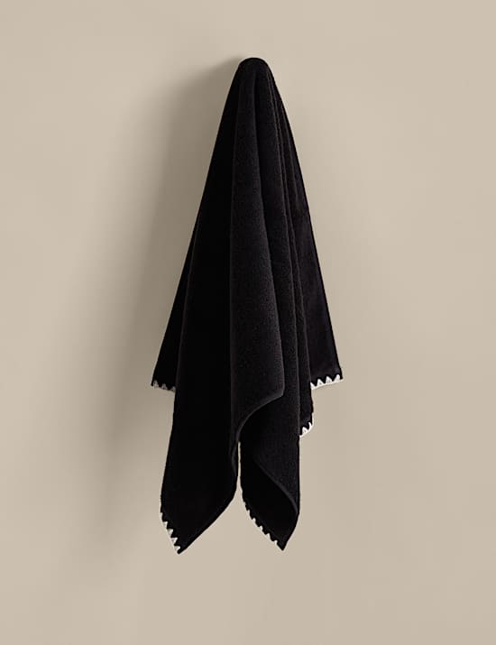 Egyptian Cotton Blanket Stitch Towel