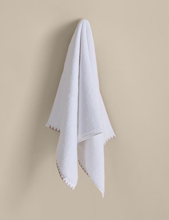 Egyptian Cotton Blanket Stitch Towel