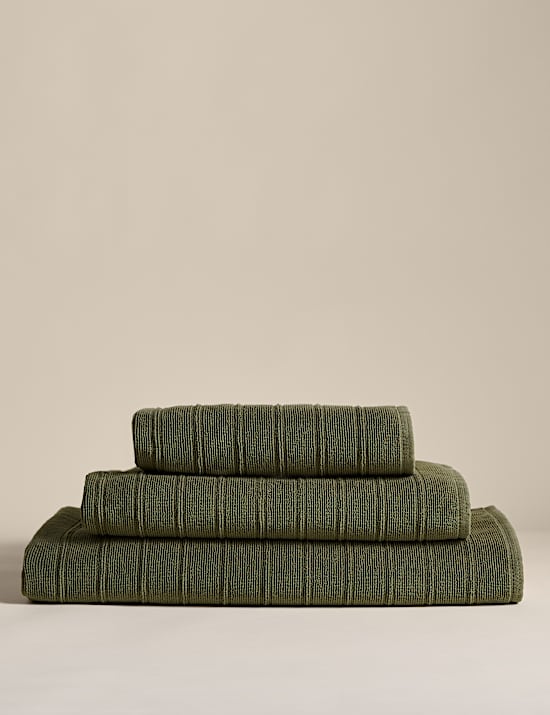 Egyptian Cotton Striped Towel