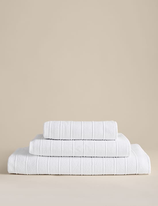 Luxury Egyptian Cotton Striped Towel