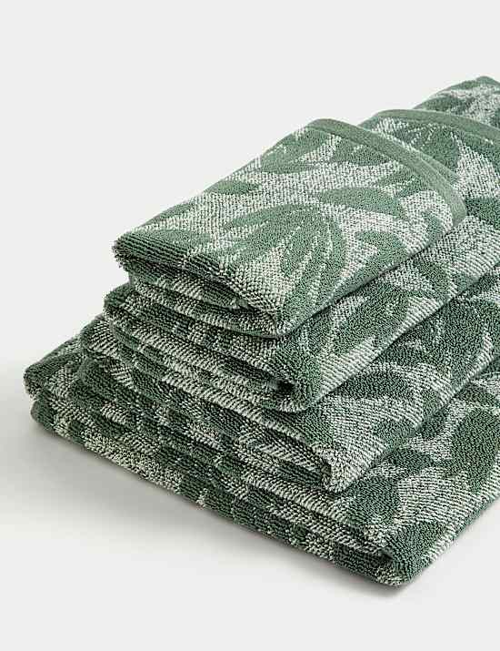 Pure Cotton Mari Leaves Towel