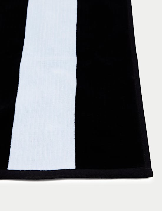 Pure Cotton Striped Sand Resistant Beach Towel