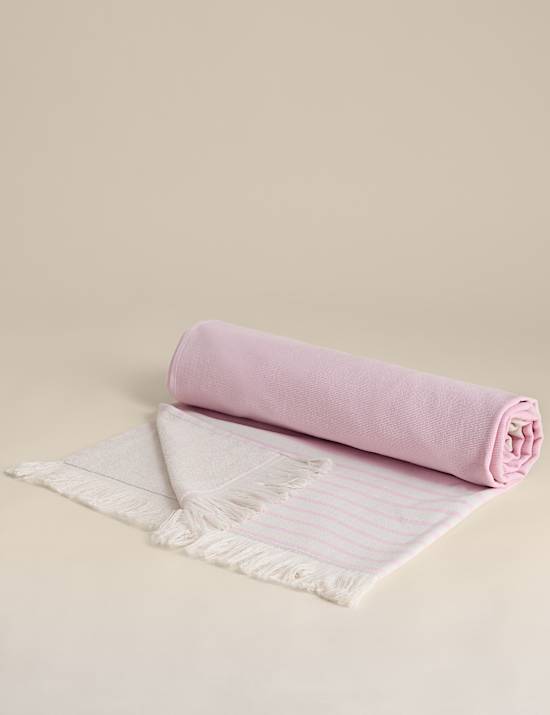 Serviette de plage Hammam 100 % coton