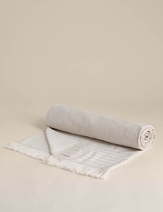 Pure Cotton Hammam Beach Towel