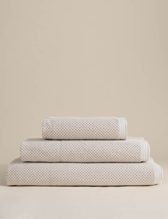 Pure Soft Cotton Rice Weave Towel