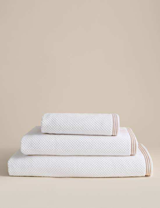 Pure Soft Cotton Rice Weave Towel