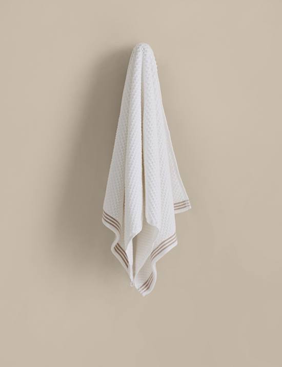 Pure Soft Cotton Rice Weave Towel