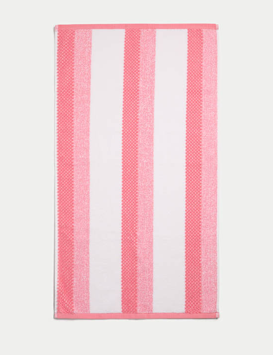 Pure Cotton Striped Textured Towel