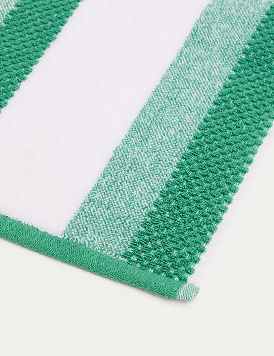 Pure Cotton Striped Textured Towel