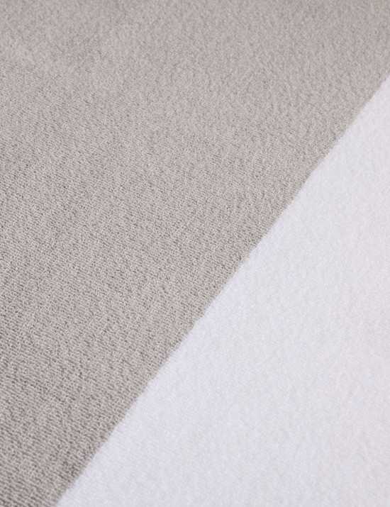 Tapis de bain 100 % coton &agrave; bande centrale