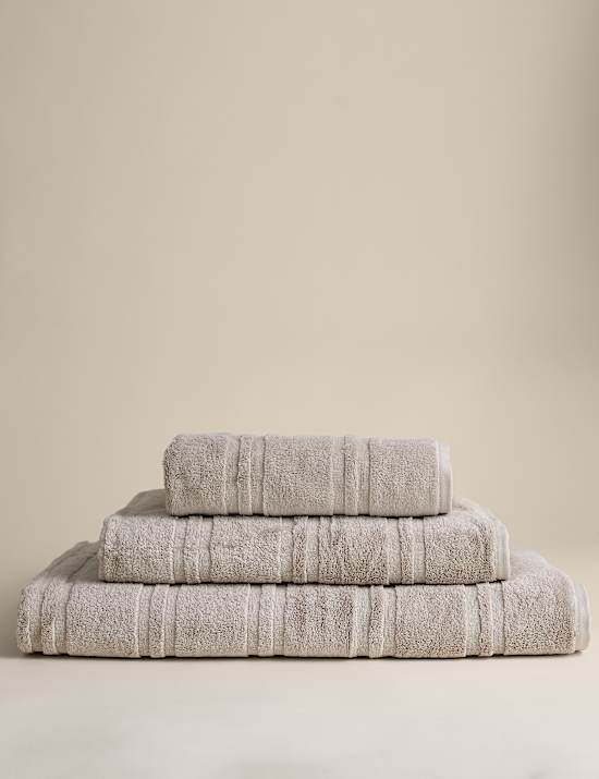 Luxury Egyptian Cotton Striped Towel